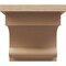 Ekena Millwork 11"W x 11"D x 11"H Wide Alma Rough Cedar Woodgrain TimberThane Corbel, Primed Tan CORUR11X11X11ALMRCPR - alternate 5